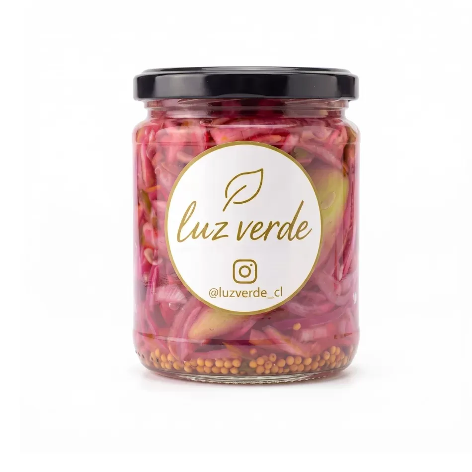 Cebolla Morada Encurtida Luz Verde